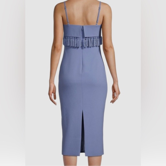 Likely Periwinkle Fringe Midi Dress - Picture 9 of 14